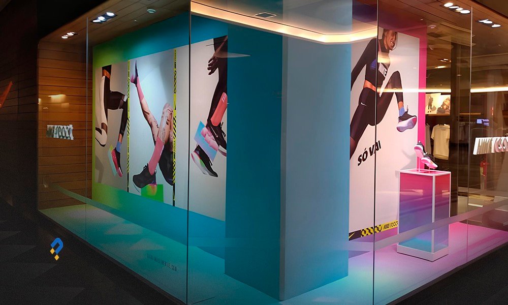 adesivo de vitrine